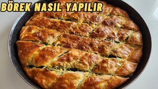 BÖREK BUNA DENİR ✅ UN SU TUZ VARSA 🏆 ÇOCUKLUĞUMUZUN BÖREĞİ NASIL YAPILIR ✌️ [upl. by Dlareg996]