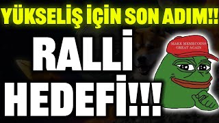 PEPE COİN DİKKAT RALLİYE HAZIR OLUN PEPE SHİBA FLOKİ WOJAK floki bonk dogecoin shiba shib [upl. by Artemisa]