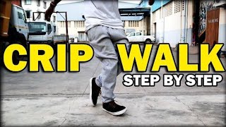 HOW TO CRIP WALK STEP BY STEP IN 2021 NEW OLD SCHOOL CWALK TUTORIAL [upl. by Adnovad309]