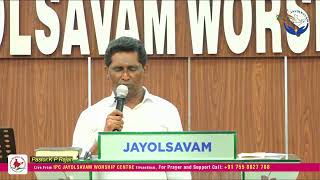 📺 IPC JAYOLSAVAM SUNDAY WORSHIP 📺🔴 LIVE FROM IPC JAYOLSAVAM WORSHIP CENTRE TVM 🔴08 SEPTEMBER 2024 [upl. by Strade956]