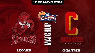 Leones de Ponce vs Gigantes de Carolina  BSN2024 [upl. by Owiat327]