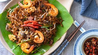 Stir Fry Rice Noodles Penang Char Kway Teow [upl. by Secnirp388]