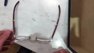 ADJUSTING GLASSES  BENT METAL FRAME [upl. by Gorlicki]