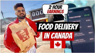 Food Delivery Job in Canada  2 Hour Earnings Revealed  Uber Eats in Nova Scotia [upl. by Nohsram]