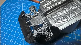 124 Tamiya Honda NSX Part 3 Front suspension [upl. by Clemmy377]