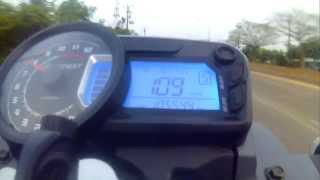 Keeway RKV200 topspeed test 1 [upl. by Shandee]