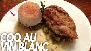 Coq Au Vin Blanc  Isobe Food [upl. by Ynnig270]