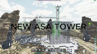 ARK ASA NEW SKELETON TOWER DESIGN  INI in Description [upl. by Ayel]