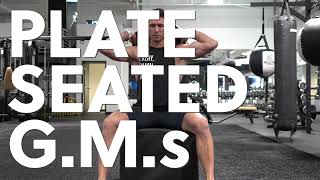 How To do Plate Seated Good Mornings  Exercise Demo  The Fort NYC [upl. by Hazard]