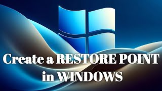 How to create a RESTORE POINT in WINDOWS 👍✨ কিভাবে WINDOWS এ RESTORE POINT create করবেন [upl. by Schild1]