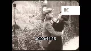 1920s French Couple Dance the Apache Dancing from 35mm [upl. by Kcirrem]