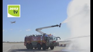 Aena  Bomberos del Aeropuerto de BarcelonaEl Prat [upl. by Nylram]