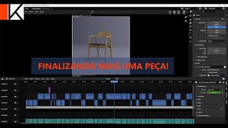 APRENDENDO BLENDER  EP 18  INTRODUÇÃO À EDIÇÃO DE VÍDEO  HIROSHIMA ARMCHAIR [upl. by Aihsel296]