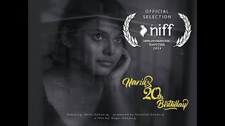 NARIAS 20TH BIRTHDAY TRAILER SHORT PSYCHOLOGICAL DRAMA  FILM BY SAGAR GAHATRAJ 2023 [upl. by Faus]