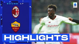 MilanRoma 22  Abraham scores in injury time Goals amp Highlights  Serie A 202223 [upl. by Faletti]