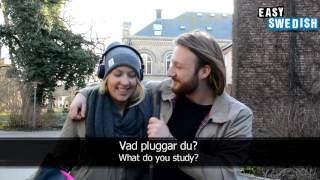 Easy Swedish 2  What do you study [upl. by Yamauchi]