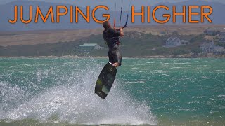 Jumping Higher Kiteboard Tutorial inc landing heli loops launching conditions amp safety [upl. by Rothmuller286]