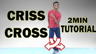 How to do the Criss Cross like Tiger Shroff  Footwork Tutorial  Nishant Nair [upl. by Chuu]