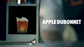 APPLE DUBONNET DRINK RECIPE  HOW TO MIX [upl. by Aynot721]