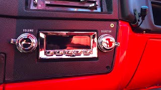 PART 3 CHEVY C10 RETROSOUND RADIO INSTALL  Vintage Look With Bluetooth and USB [upl. by Margetts]