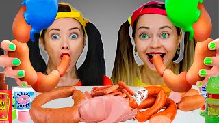 Sausage kielbasa challenge 킬바사 소시지 챌린지 4 by Yum Yum [upl. by Montano364]