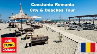 CONSTANTA Romania 🇷🇴 City and Beaches Tour [upl. by Gherlein93]