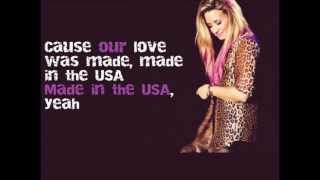 Demi Lovato  MADE IN THE USA lyrics [upl. by Patty585]