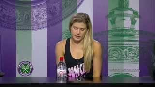 Eugenie Bouchard QuarterFinal Press Conference [upl. by Javed]