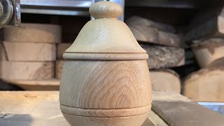 Woodturning  A Lidded Box [upl. by Nagaem327]