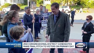 2nd Congressional District candidates reach out to voters on primary day [upl. by Johen]