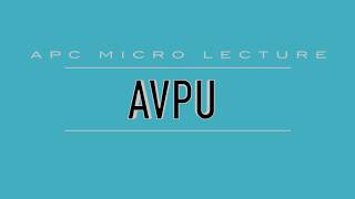 AVPU  Australian Paramedical College [upl. by Anitirhc]