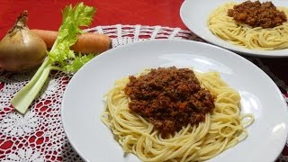 Recette traditionnelle Sauce BOLOGNAISE English subtitles available  RAGÙ a la BOLOGNESE [upl. by Lomaj944]