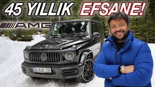 MercedesAMG G63 Test Sürüşü  585 Beygirlik Canavarı Karda Kullandım [upl. by Lebasiairam]