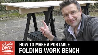 How to Make a Portable Folding Work Bench Video 1 of 5 [upl. by Aratas]