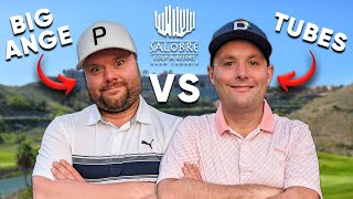 One Of Us Loses it… BADLY  🤦🏼‍♂️😂  Tubes v Ange  Salobre Golf 🏌️‍♂️💥 [upl. by Alludba]