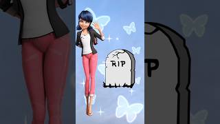 Miraculous Characters As RIP shortsviralshortstrendingshortsyoutubeshortsmiraculous [upl. by Bergen]