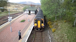 Rannoch railway station West Highland Line Scotland [upl. by Acimak]