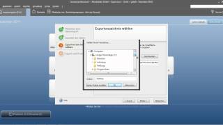 Datenexport für den Betriebsprüfer in Lexware Lohn amp Gehalt 2012 [upl. by Neelav]