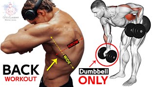 🌑 Exercise Back Workouts Dumbbells Row Only [upl. by Orlanta]