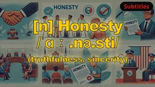 n Honesty meaning truthfulness sincerity with 5 examples [upl. by Gnad]