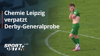 Chemie Leipzig verpatzt DerbyGeneralprobe  Sport im Osten  MDR [upl. by Roger158]