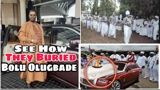 Mr Bolu Olugbade Burial Ceremony SH0CK residents of Ogun State Coffin with Rolls Royce [upl. by Esiuqcaj98]