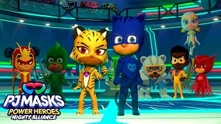 PJ Masks Power Heroes Mighty Alliance  The City  English Game Episode 1 [upl. by Nanerb24]