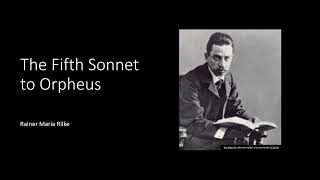 The Fifth Sonnet to Orpheus by Rainer Maria Rilke [upl. by Ativoj161]