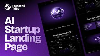 Create a Stunning AI Landing Page from Scratch React Nextjs Tailwind Framer Motion [upl. by Rekyr653]