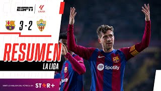 ¡TRIUNFAZO CULÉ Y PARTIDAZO TOTAL CON DOBLETE DE SERGI ROBERTO  Barcelona 32 Almería  RESUMEN [upl. by Rafaela]