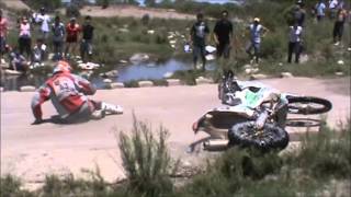 DAKAR 2013 caidas de motos [upl. by Baumbaugh525]