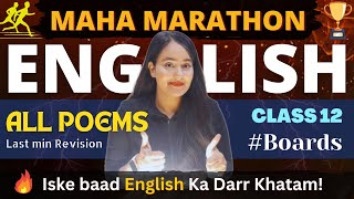 🔥ALL POEMS FAST REVISION For Class 12 Boards By shafaquenaaz ​ [upl. by Latnahs751]