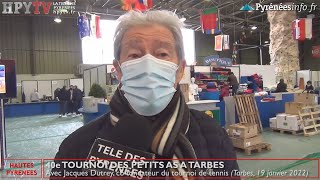 40e Petits As de Tarbes  Jacques Dutrey Janv 22  La Télé des Pyrénées [upl. by Nanreik]