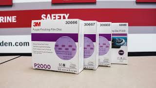 How To Use 3M™ Purple Finishing Film Discs For Optimal Defect Removal [upl. by Enirahtac]